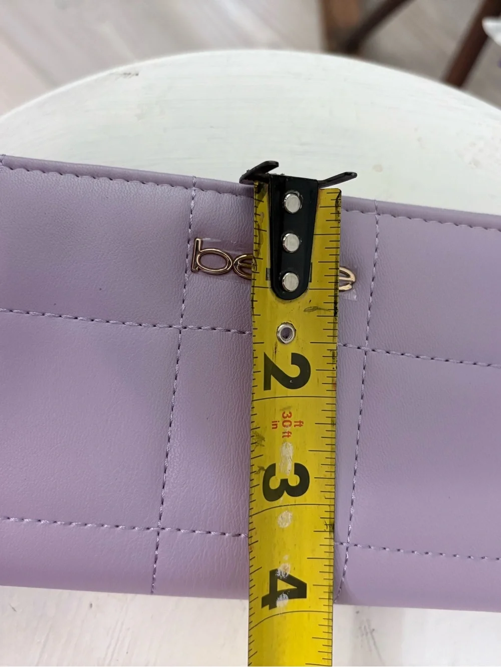 💜 bebe Quilted Lilac Zip-Around Wallet with card holder and wristlet NWT